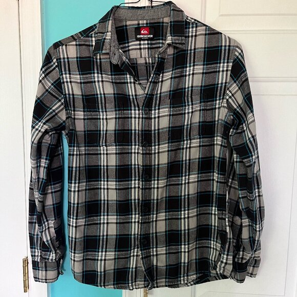 Quiksilver Plaid button down - Picture 1 of 5